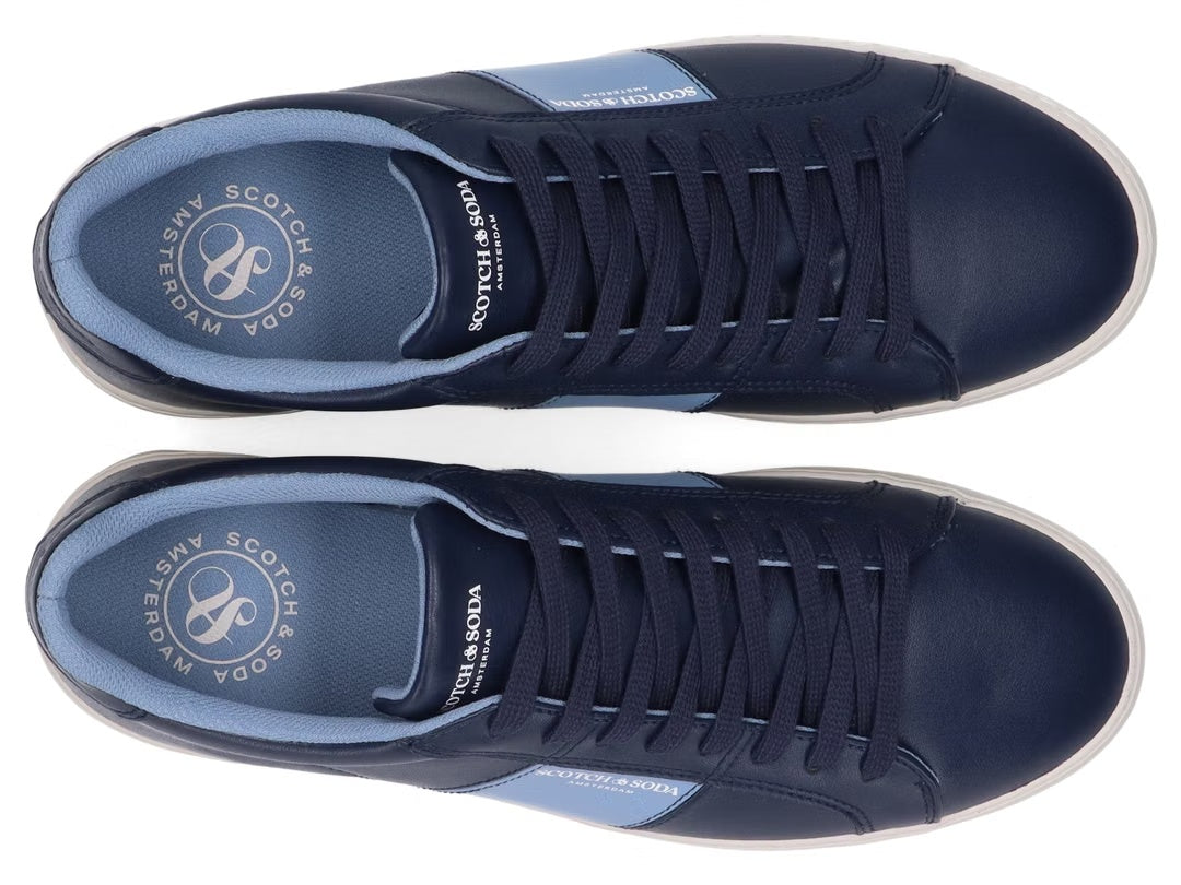 Baskets Scotch & Soda Ton Stripe - Bleu marine - Homme - Taille 44