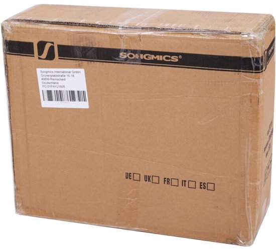 Songmics XL 72 litres - Grand panier à linge pliable - bambou - doublure lavable - 40 x 30 x 60 cm