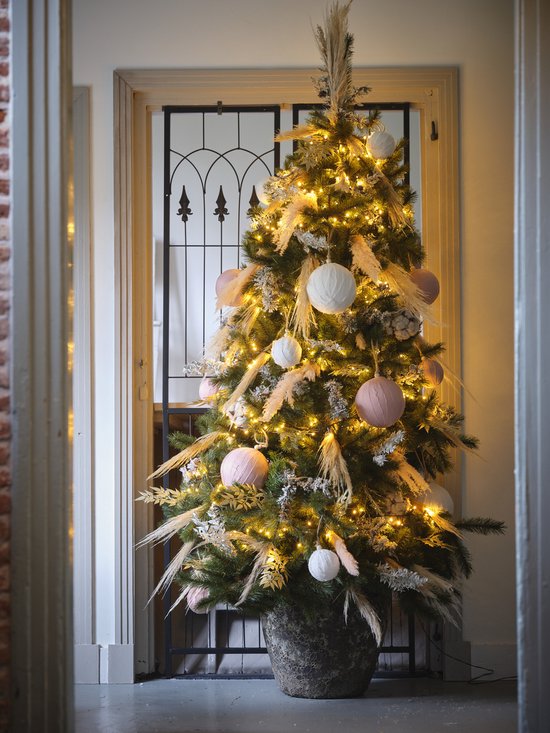 Wintervalley Trees - Arbre de Noël artificiel Lucas avec lumière - 138x240cm - Vert