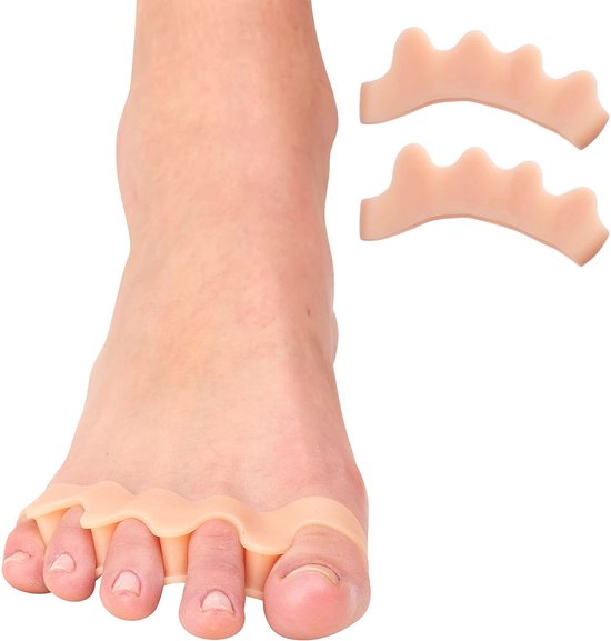 Alyze Toe Spread Silicon - 2 Pieces - Hallux Valgus Corrector - Toe Protector - Toe Spreaders - Toe Corrector - Hammer Toe Brace - Personal Care