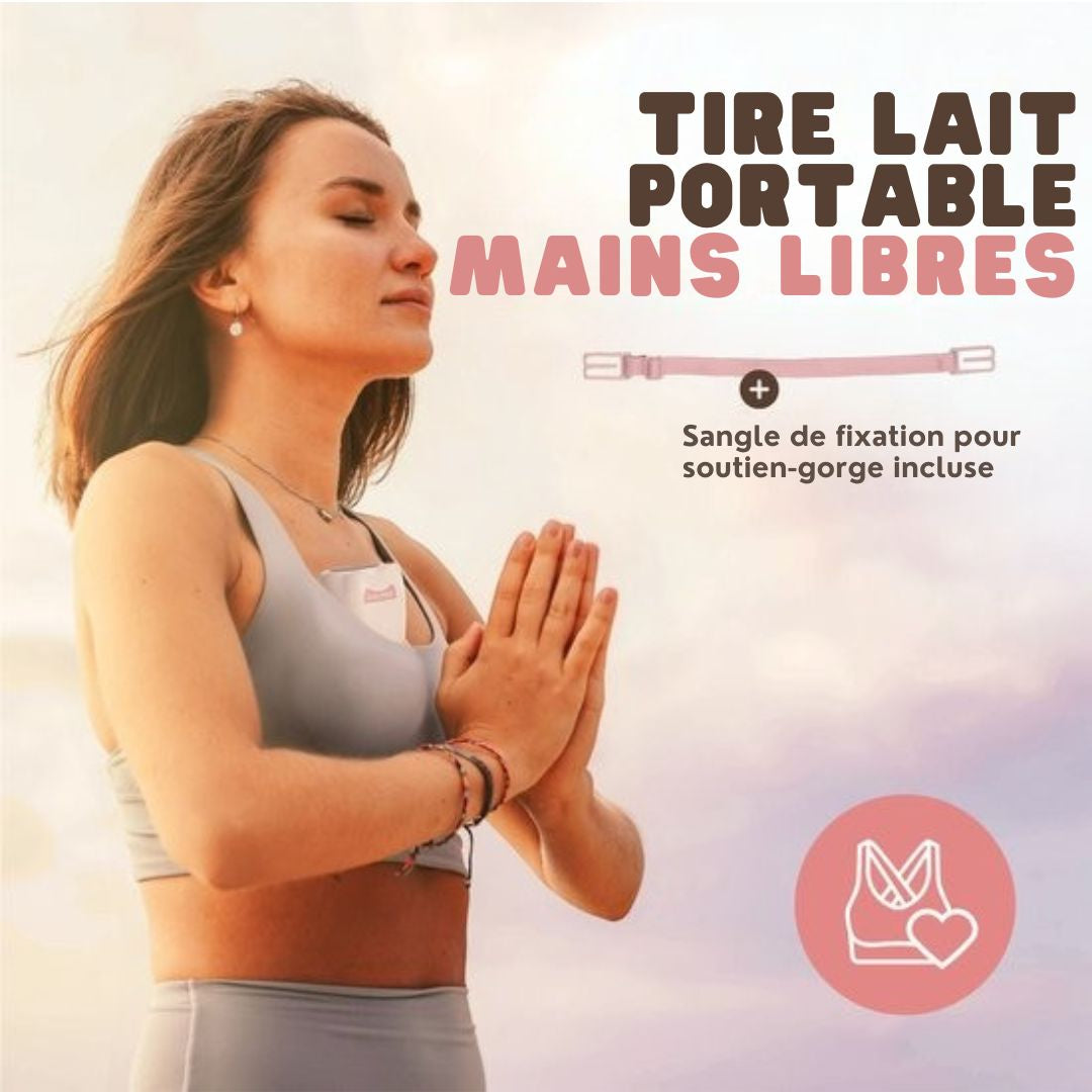 Tire-lait mains libres -  Vulpes Goods® BabyCare -Tire-lait électrique sans fil - Double tire-lait électrique - Portable - 2 pièces