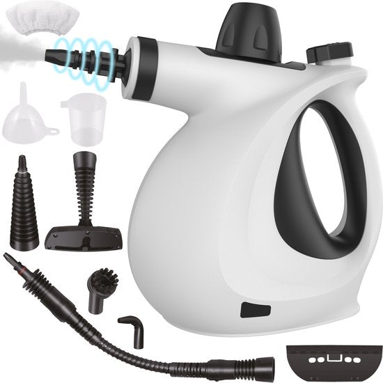 Infinity Goods Nettoyeur vapeur - Nettoyeur vapeur à main - Nettoyeur de taches - Sol, salle de bain, cuisine - Nettoyeur de tapis - 1050w