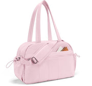 Skycases Weekend Bag - Article personnel - Bagage à main pour Ryanair et Transavia - Imperméable et spacieux - Compartiments intelligents - Idéal pour le voyage et l'utilisation quotidienne - Rose