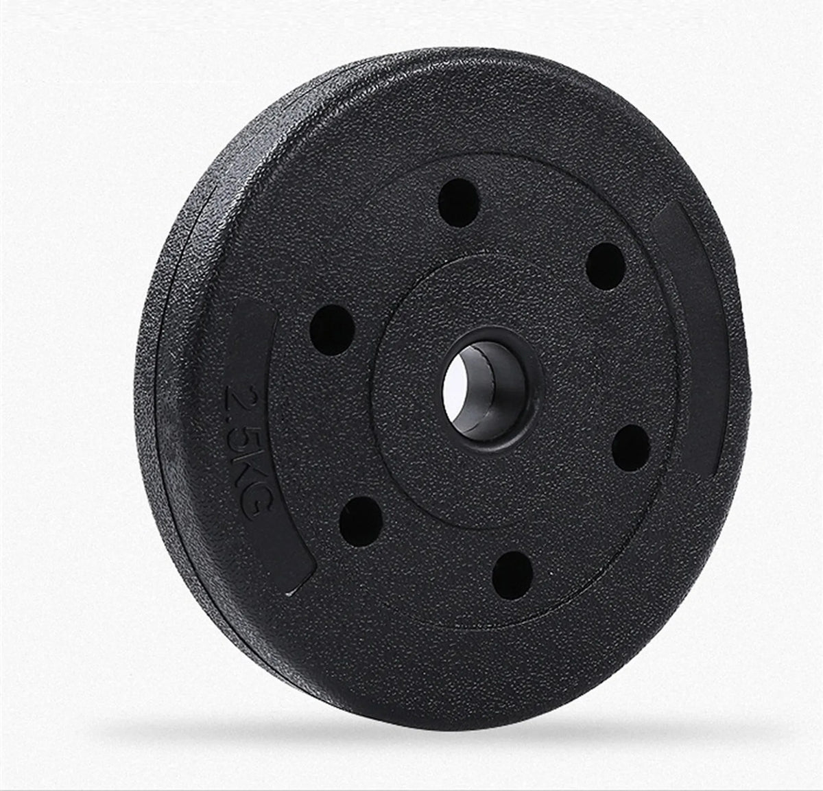 Yaheetech EZ-curl Dumbbell Set 25 kg - équipé d'une barre de curl chromée et de 6 disques de poids en béton et de verrous - pour la musculation et le développement musculaire - métal noir, plastique et béton - 120 x 26 x 26 cm