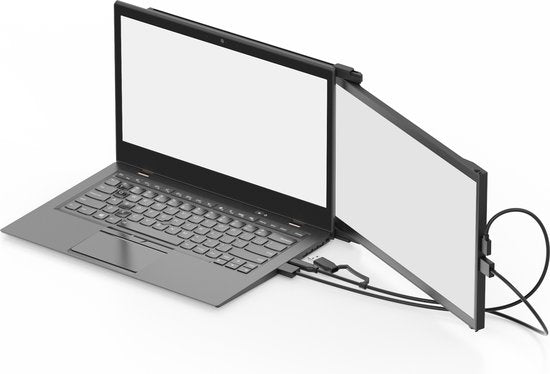 Mobile Pixels Duex Max DS - Écran portable - Écran 14,1 pouces - FHD - 60 Hz - Écran portable - Moniteur portable - Écran d'appoint pour ordinateur portable