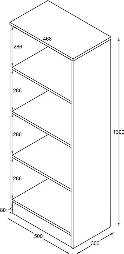 DMV - Armoire pliante - Armoire pliante ouverte - Armoire murale - Armoire pliante noire - Bibliothèque - Bibliothèque noire - Bibliothèque - Armoire murale - Armoire pliante - 50x30x130 cm - Noir