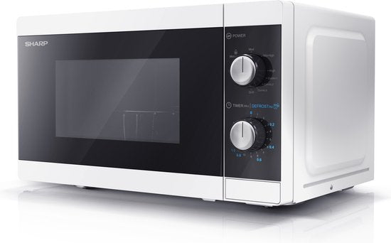 Micro-ondes et grill Sharp YC-MG01E-W - 800 W - 20 litres - blanc