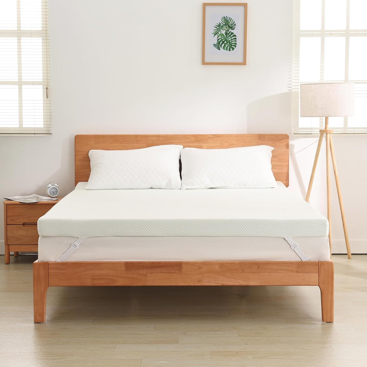 EGO HOME Surmatelas en gel 160 x 200 cm - H2 Soft : surmatelas en gel à mémoire de forme enrichi en extrait de thé vert
