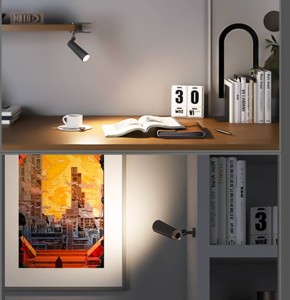 Lampe de bureau rechargeable Yeelight 4-en-1 - Commande tactile, rotation à 180°, intensité réglable