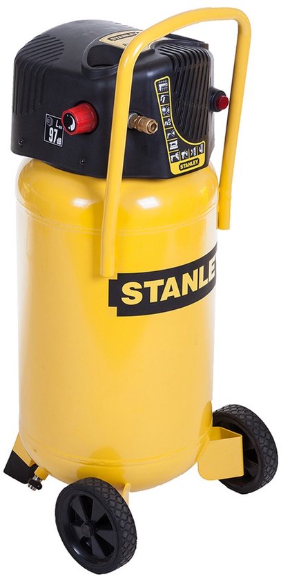 Stanley – Compresseur d'air D230/10/50V – 10 bars – Sans huile, capacité du réservoir : 50 L