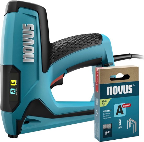 Novus Tools 031-0371 Agrafeuse électrique Type d'agrafe Type 53 Longueur des agrafes 6 - 14 mm