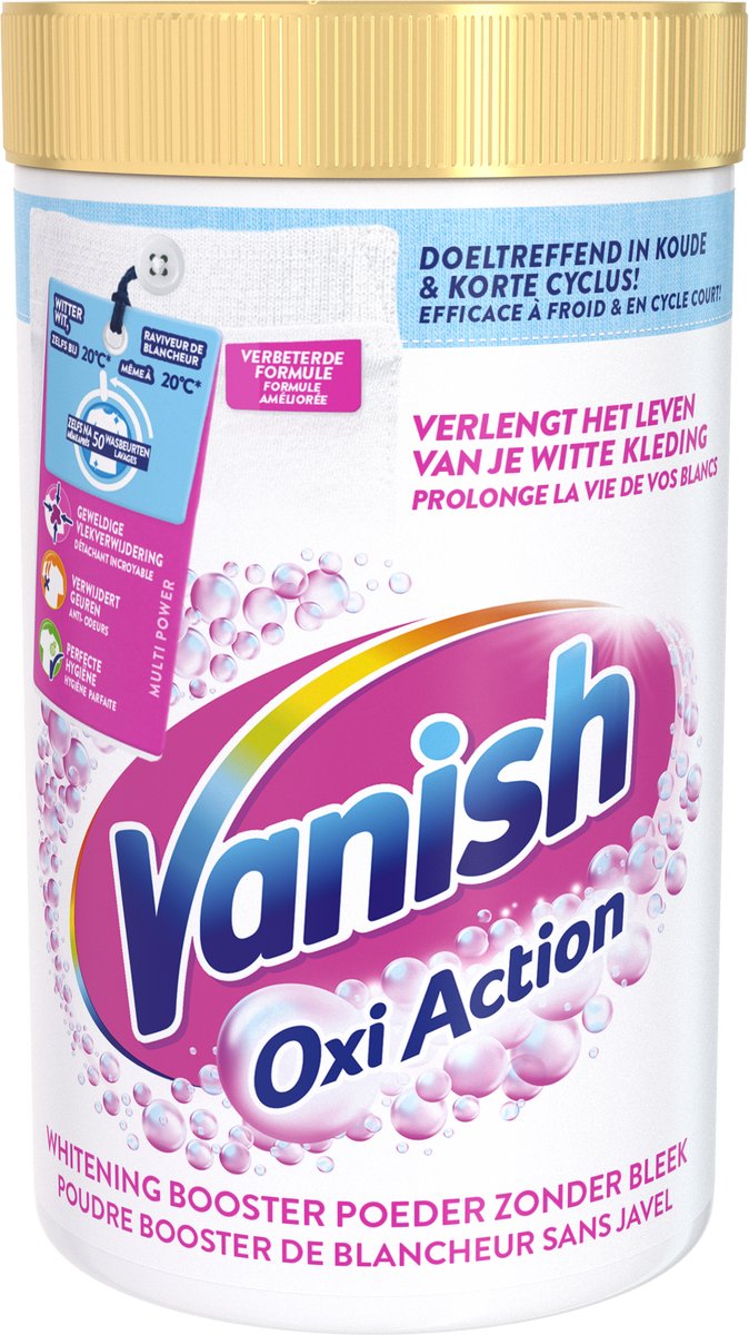 Vanish Oxi Action Lessive - Lessive blanche - 1.5kg