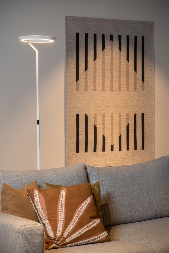 Lucide CELESTE - Lampadaire - Ø 28 cm - LED à intensité variable - 1x21 W 2700 K - Blanc