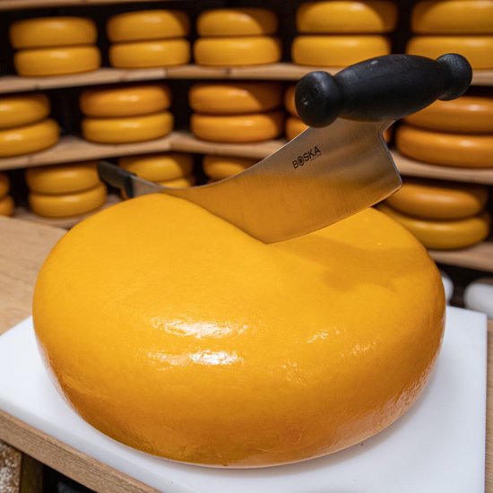 Couteau à fromage BOSKA Hollands L - Manche professionnel - Couteau à berceau - Pour les blocs et les morceaux de fromage - 380 mm