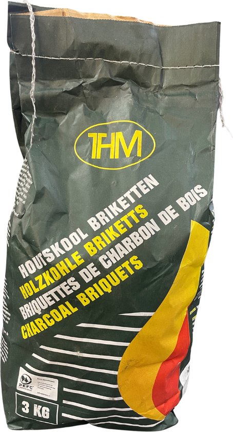 Briquettes de charbon de bois - 3 kg - PEFC