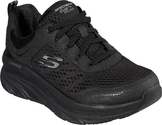 Baskets Skechers D'Lux Walker-Infinite Motion pour femme - Noir