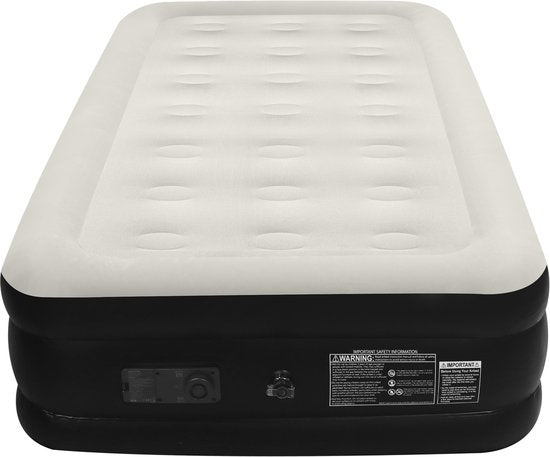 Matelas gonflable une place avec pompe électrique intégrée - 190 x 97 x 38 cm - Matelas gonflable automatique une place - Lit d'appoint Twin - FLOAT NimbusRest