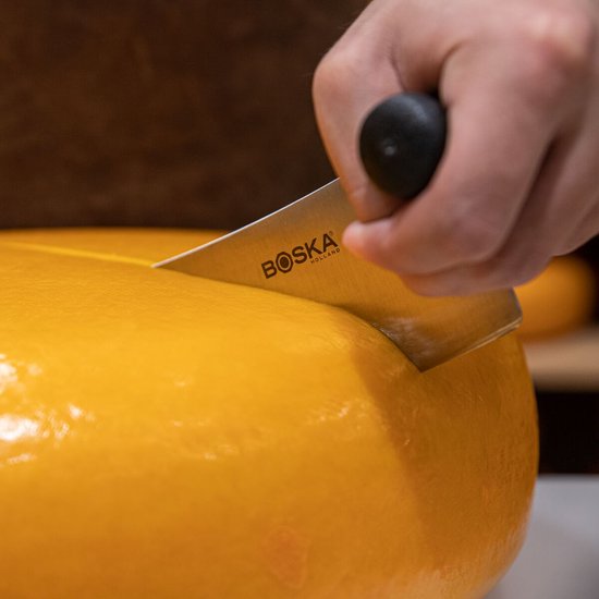 Couteau à fromage BOSKA Hollands L - Manche professionnel - Couteau à berceau - Pour les blocs et les morceaux de fromage - 380 mm
