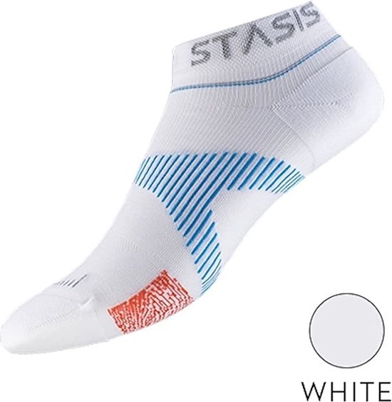 NeuroSocks Athletic NoShow blanc L (43-46) - Chaussettes - bien-être - Au travail, pendant le sport et les loisirs - Motif Neuro Tech « VOXX HPT Pattern »
