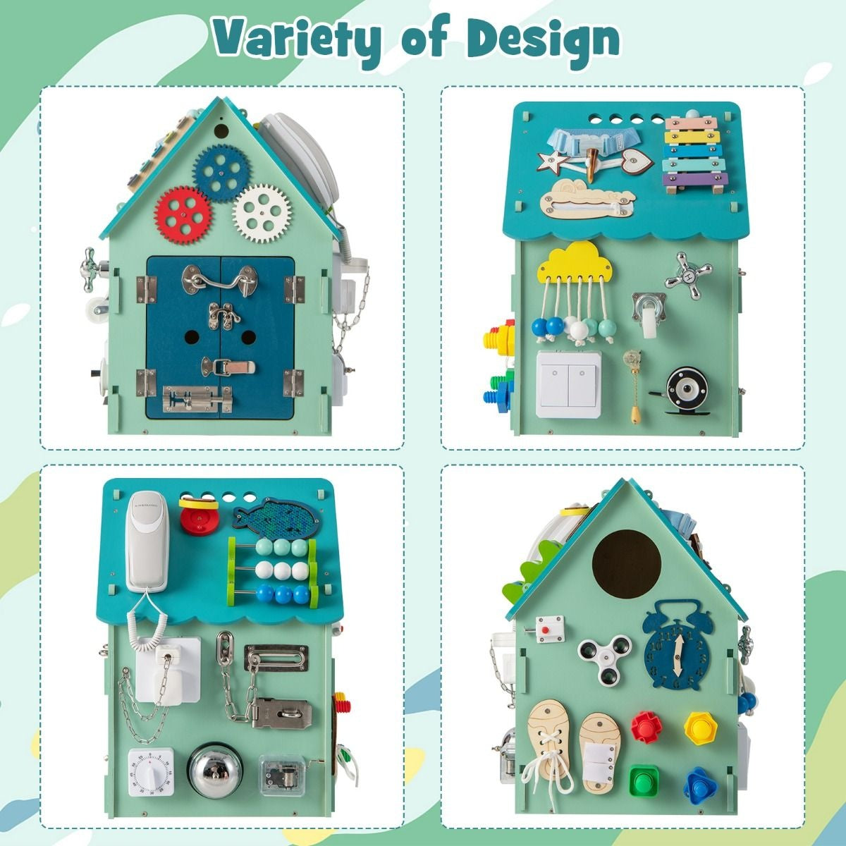 Coast Maison de jeux pour enfants - Educative - 33 cm x 33 cm x 45 cm