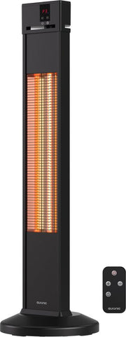 Chauffage infrarouge - Auronic - Debout - 20m2 - Electrique - 2000W - Télécommande - 3 niveaux - Noir