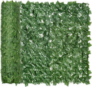 Haie artificielle Outsunny - lavable - résistante aux UV et aux intempéries - vert foncé