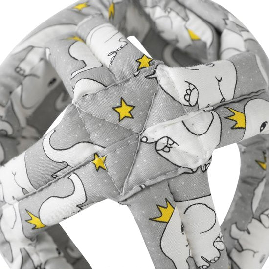Protège-tête pour bébé - Casque de sécurité avec oreiller - Pour les tout-petits et les bébés qui apprennent à marcher - Souple, léger et réglable - Éléphant