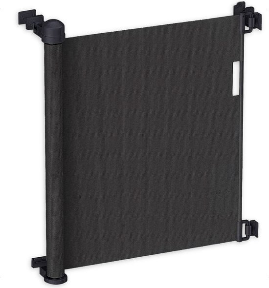 Barrière sécurité escalier Goliving, Barriere intérieure - Barrière pour enfants, 10 à 150 cm de large, Grillage, Noir