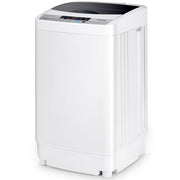 Lave-linge Coast Mini 4,5 kg – Lave-linge à chargement par le haut entièrement automatique avec écran, 50 x 50 x 85 cm – Gris