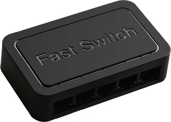 Drivv. Commutateur réseau - Jusqu'à 1000Mbps - 5 Ports - Commutateur Internet - Répartiteur RJ45 - noir