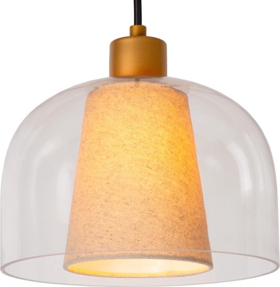 Lucide GUNHILD - Suspension - 3xE27 - Transparent