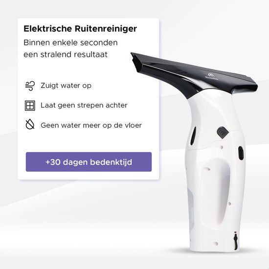 Nettoyeur de vitres électrique - Motionflow - avec vaporisateur  - Rechargeable