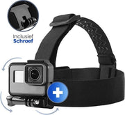 Garpex® Adjustable Head Strap - Support universel pour diverses caméras d'action