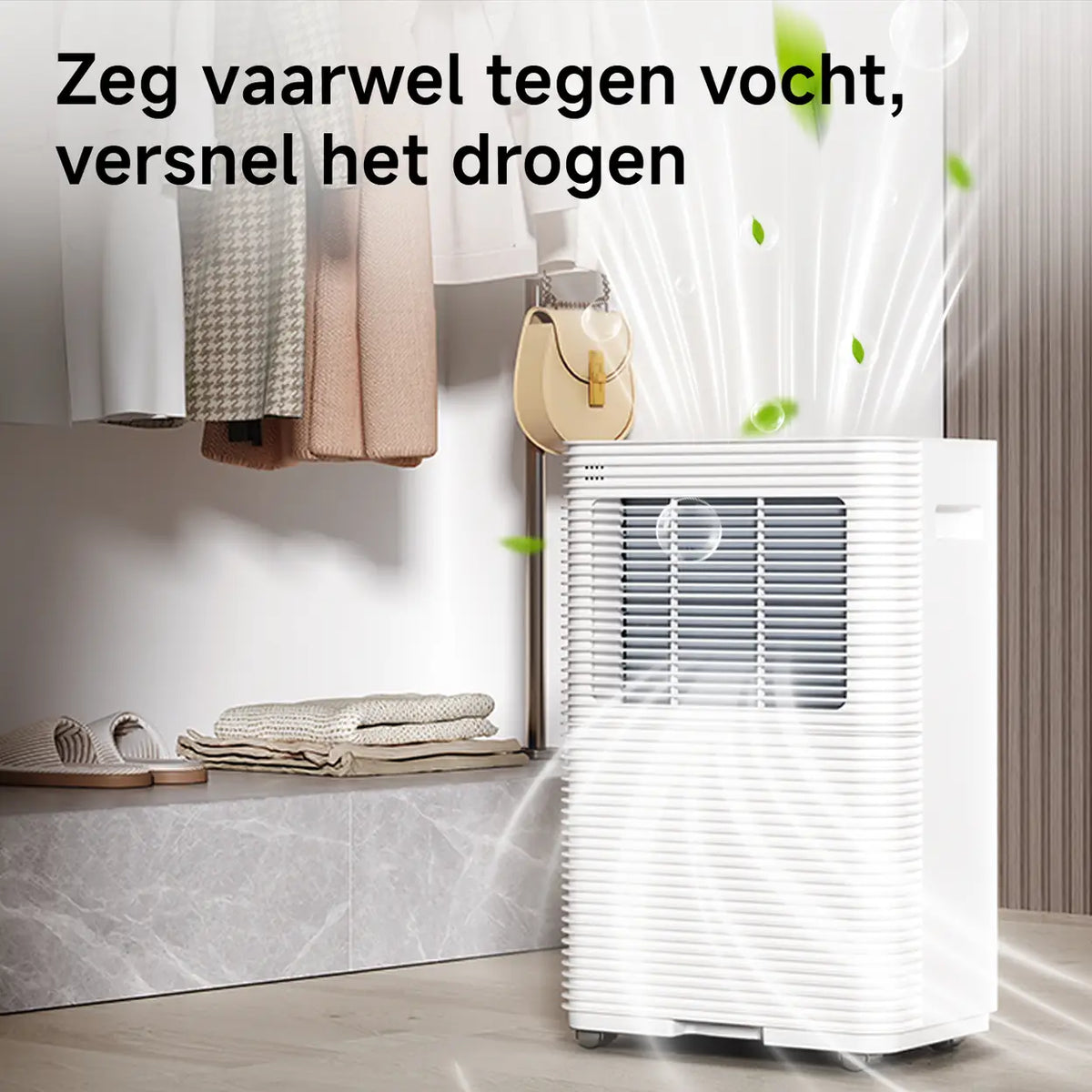 Déshumidificateur intelligent VINO - 12 L/jour - Wi-Fi - réservoir de 1,8 L - blanc