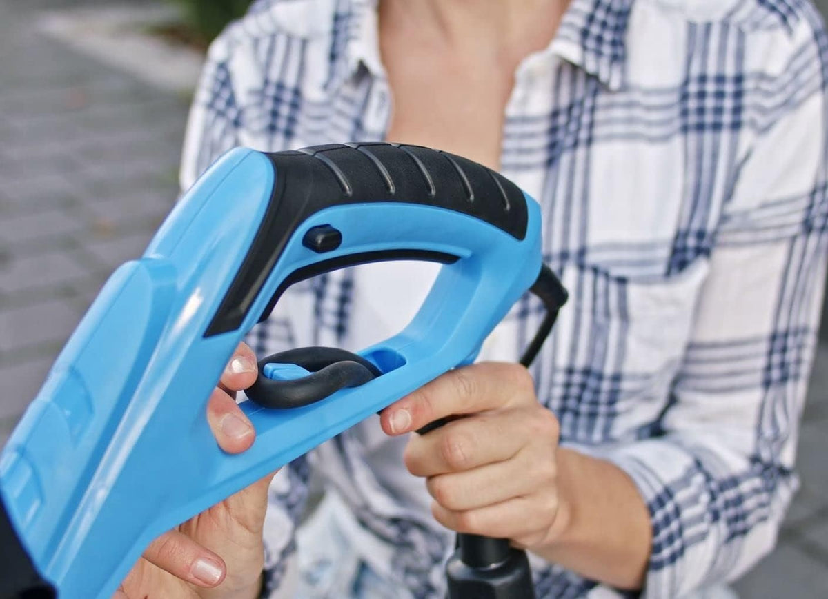 Brosse électrique - CFH - Brosse à mauvaises herbes - avec 2 brosses offertes - Bleu
