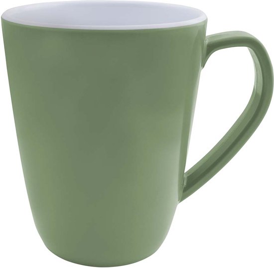 Bo-Camp - Tasse L - Bicolore - Mélamine - 4 pièces - Vert