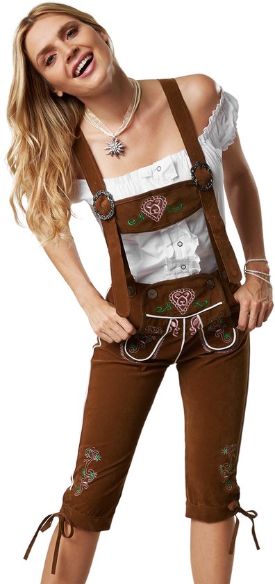 Dressforfun Lederhose Walchensee L - déguisement costume halloween déguisement fête de carnaval déguisement fête de carnaval - 302822