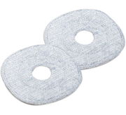 Livington Clean Water Spin Mop : 2 tampons en microfibres - Tampons de rechange pour la serpillière Livington Clean Water Spin Mop - pour tous les types de sols - tête de serpillière de rechange - accessoires
