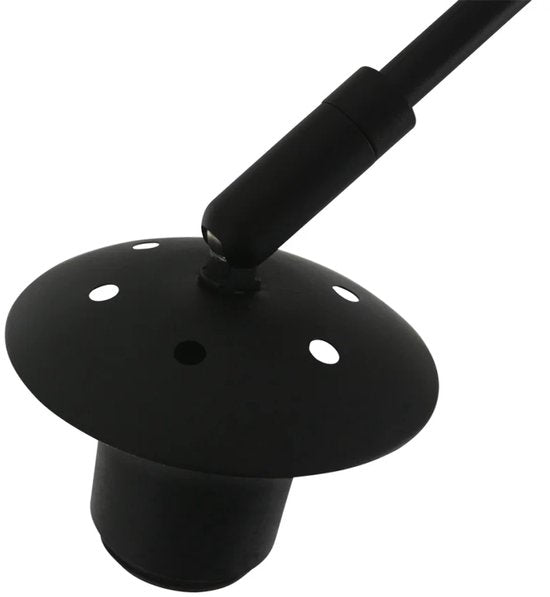 Steinhauer Arc Wall Lamp Sparkled Light - Orientable et extensible - E27 - 145 cm - Noir