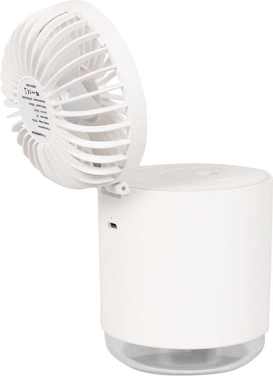 Bo-Camp - Ventilateur - Avec humidificateur - Rechargeable