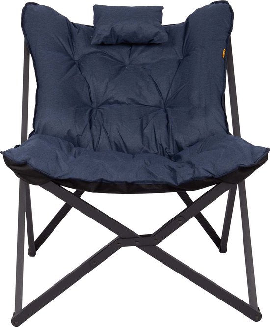 Bo-Camp - Industrial - Fauteuil de détente - Brandon - Cationic - Bleu