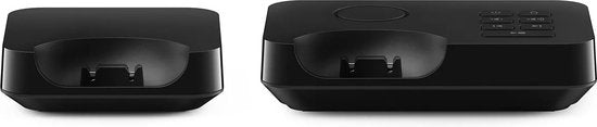 Téléphone sans fil Philips D2752B/12 - DECT - 2 combinés - Téléphone fixe - Ligne fixe - Identification du numéro - Noir