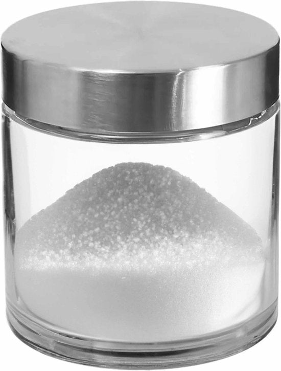 Boîte de conservation Secret de Gourmet - 0,75 L - en verre - couvercle en inox - 750 ml - avec couvercle hermétique