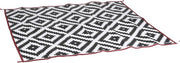 Bo-Camp - Urban Outdoor - Tapis de détente - Lewisham - XL - Noir/Blanc