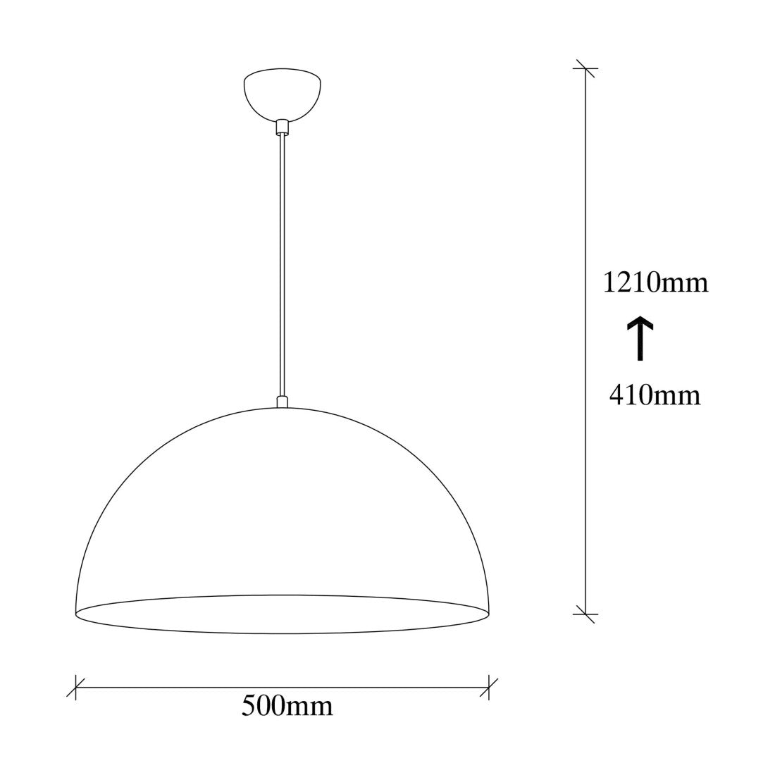 Opviq Lustre Sivani - MR - 719 Or blanc - Ø 50 cm