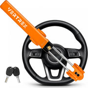 Antivol de direction Vertrex pour voiture - Antivol - Universel pour voiture et camping-car - Dissuasion visuelle - avec 2 clés