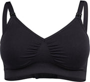 Soutien-gorge Medela Keep Cool Ultra - Soutien-gorge d'allaitement sans coutures - Soutien-gorge de grossesse avec 6 zones respirantes - Tissu Soft Touch – Confortable et offrant un bon maintien - Noir - Taille L