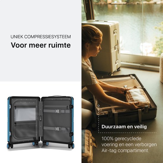 Valise cabine ONYX Hybrid Pro 35 L – Polycarbonate Makrolon et aluminium – TSA – 55 x 35 x 21 cm