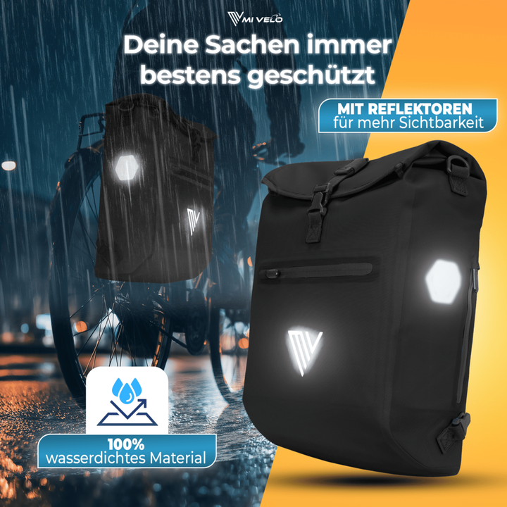 Sac de vélo et sac à dos 3-en-1 Mivelo LINO - 20 litres - Noir