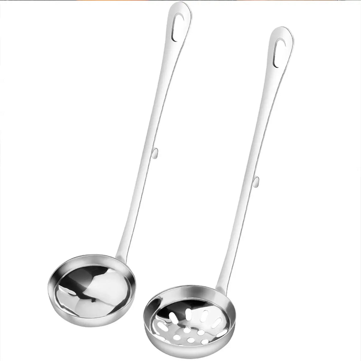 Set de cuillères pour hotpot Maxcook - louche et écumoire - acier inoxydable - 2 pièces